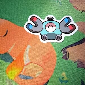 Pokemon Magneton Sticker - Blue and Red